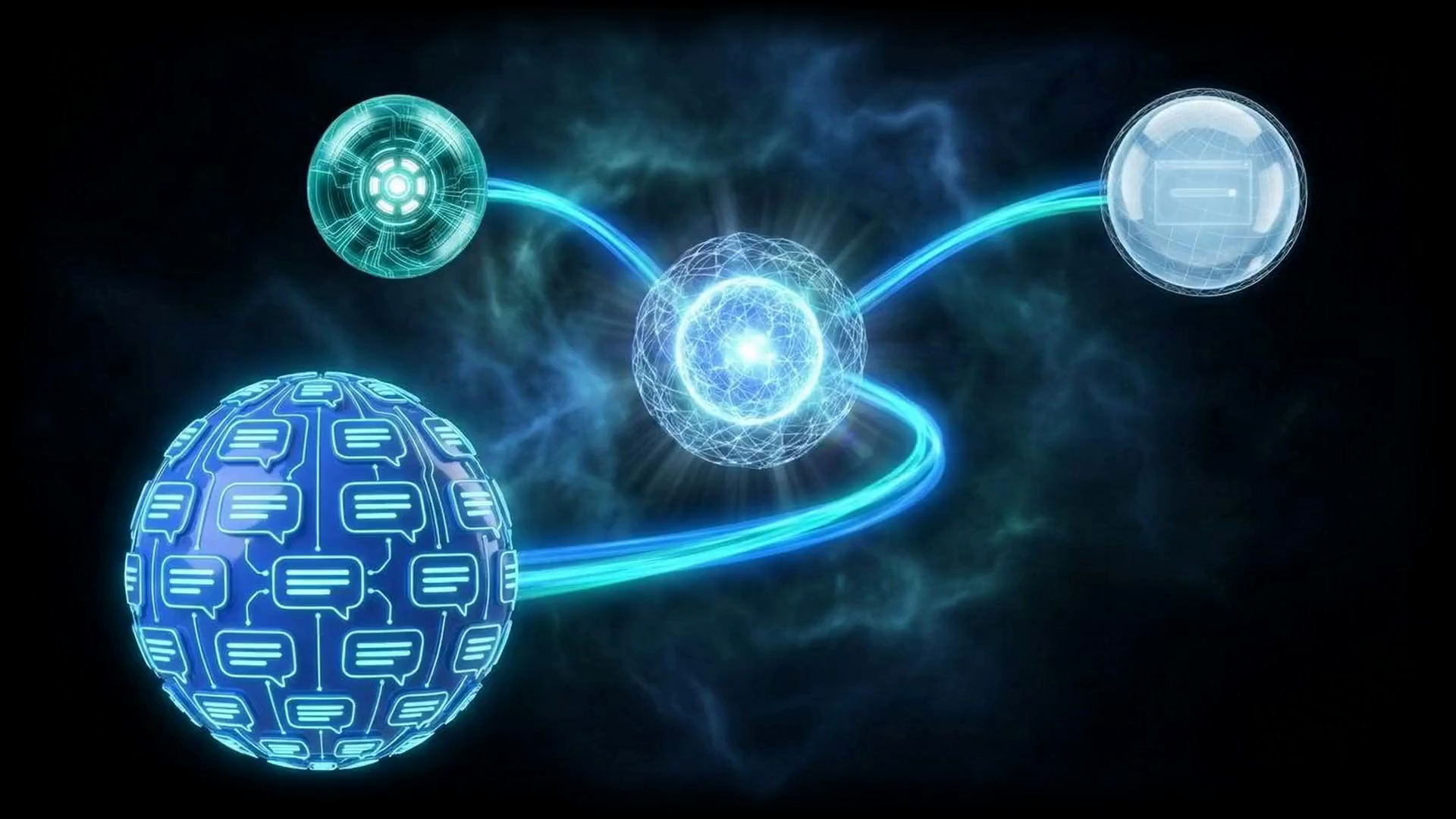 Bewize knowledge system: a central Company Knowledge core linked to WorkCord, Wize Browser and Hermes Hub.