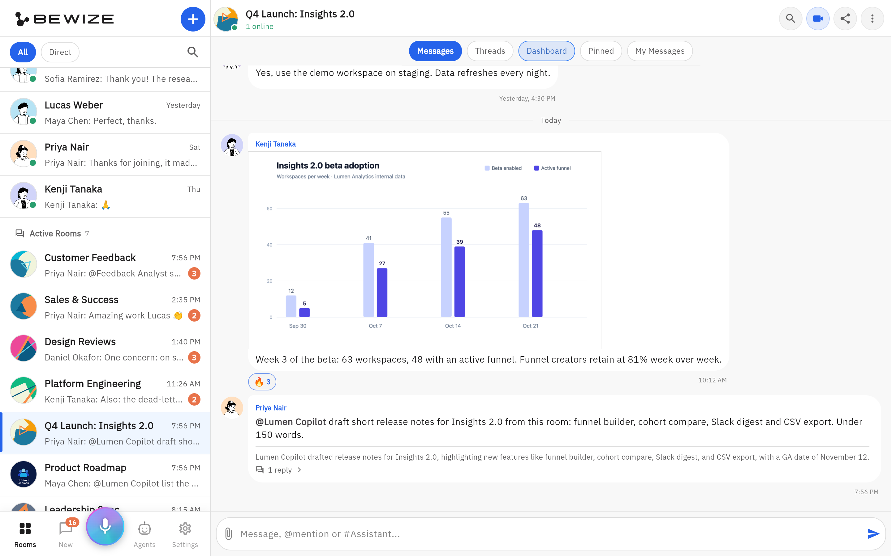 See the room your team works in